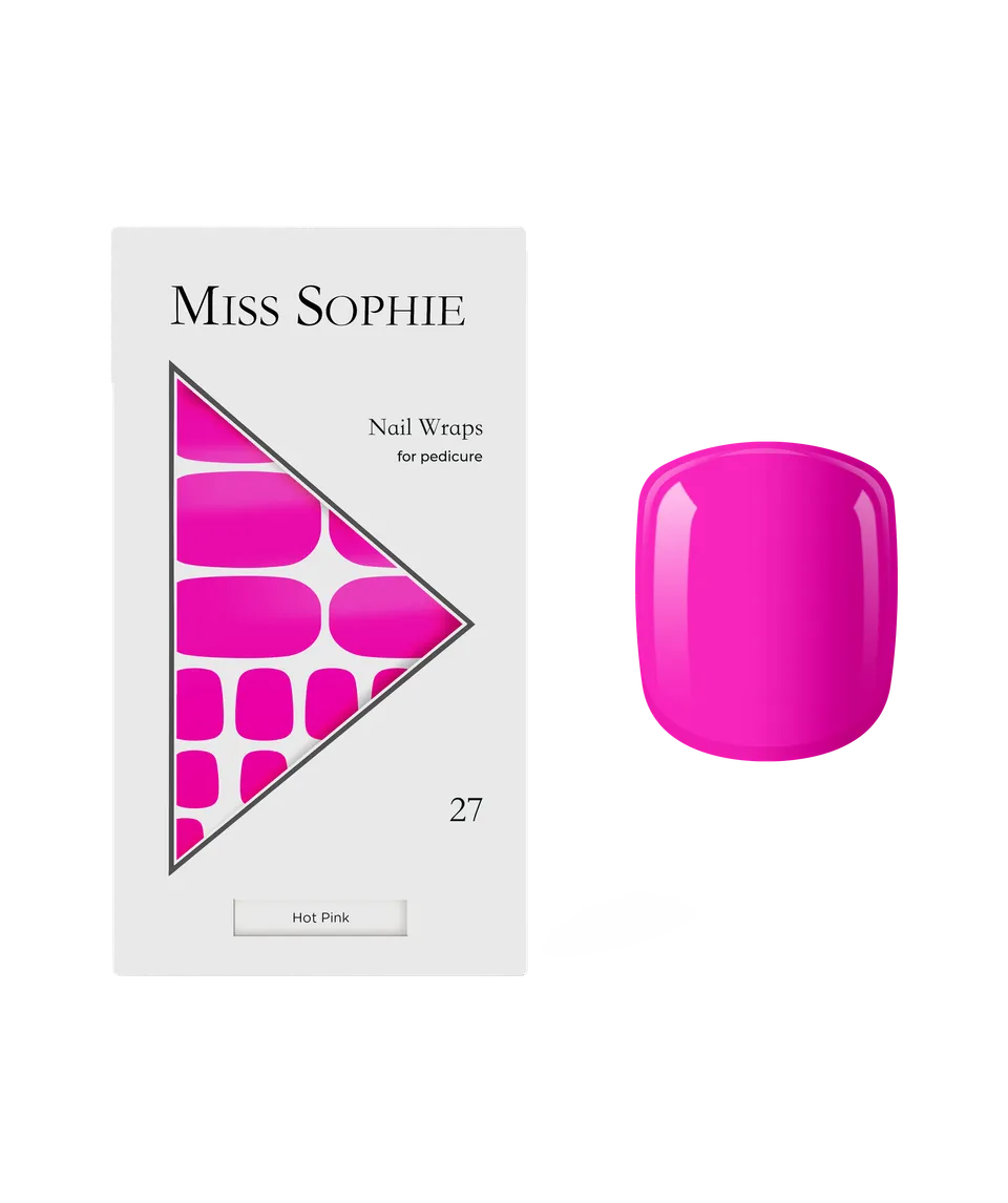 miss-sophie-s-hot-pink-pedicure-nagelfolgen-f-r-die-pedicure-in-kr-ftigem-pink-s image 1