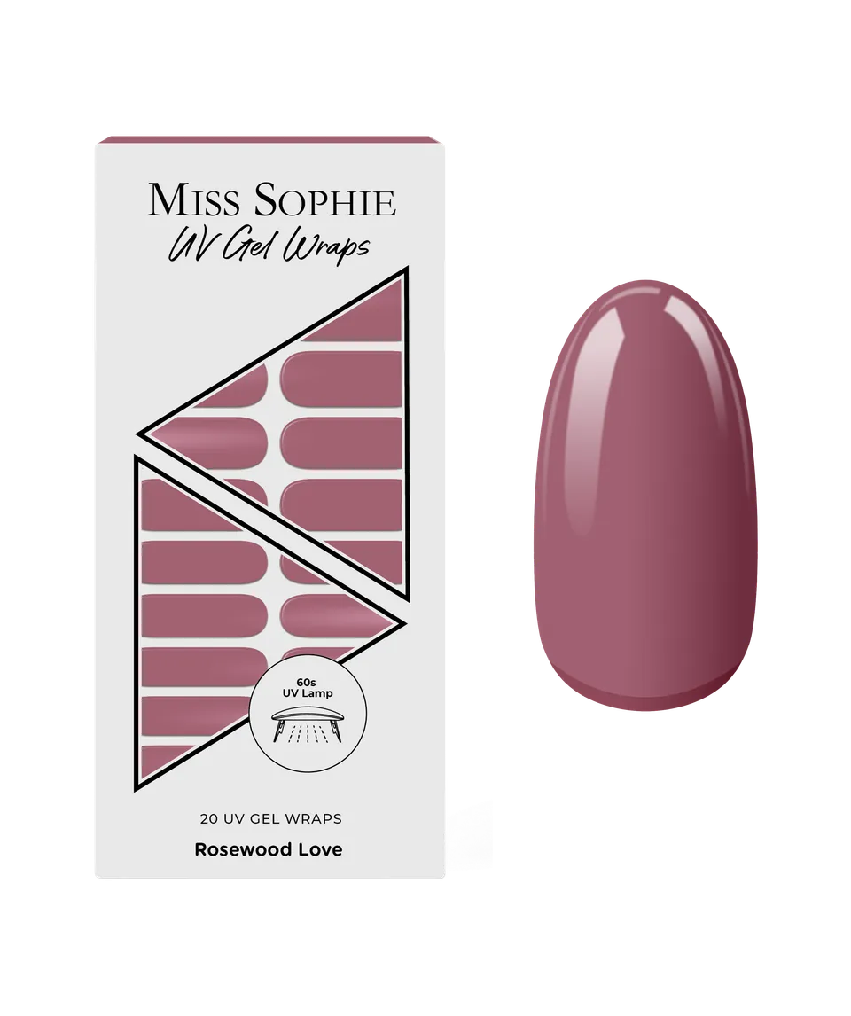 miss-sophie-s-rosewood-love-uv-nagelfolien-klassisches-ros-uv-gel-wraps-in-einfa image 1