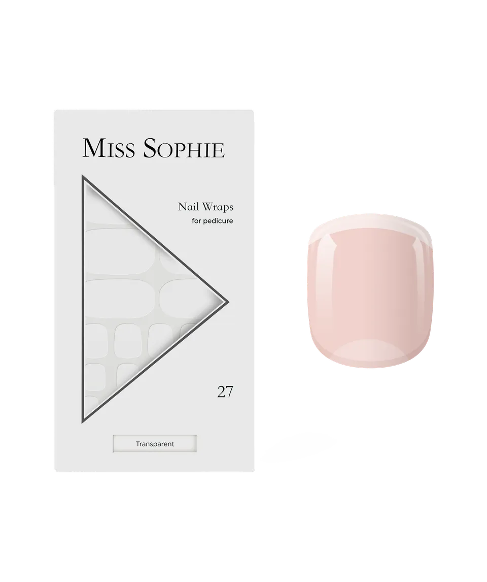 miss-sophie-s-transparent-pedicure-transparente-nail-wraps-f-r-die-pedicure-nude image 1