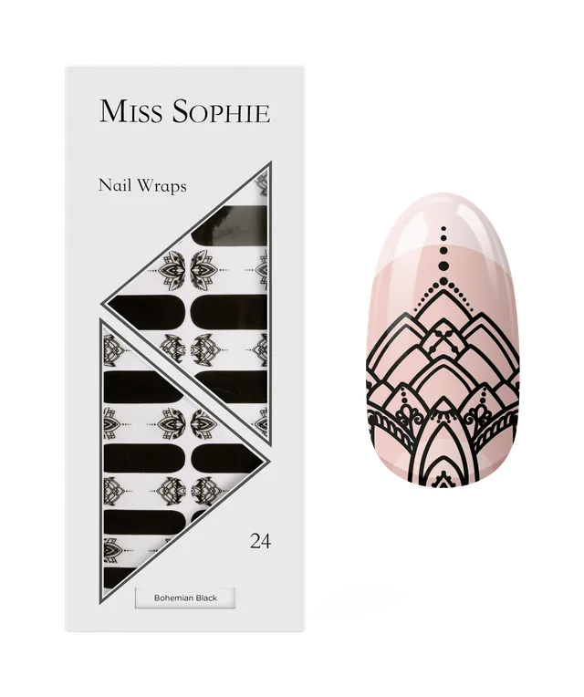 miss-sophie-s-bohemian-black-nagelfolien-schwarzes-boho-muster-design-auf-transp image 1