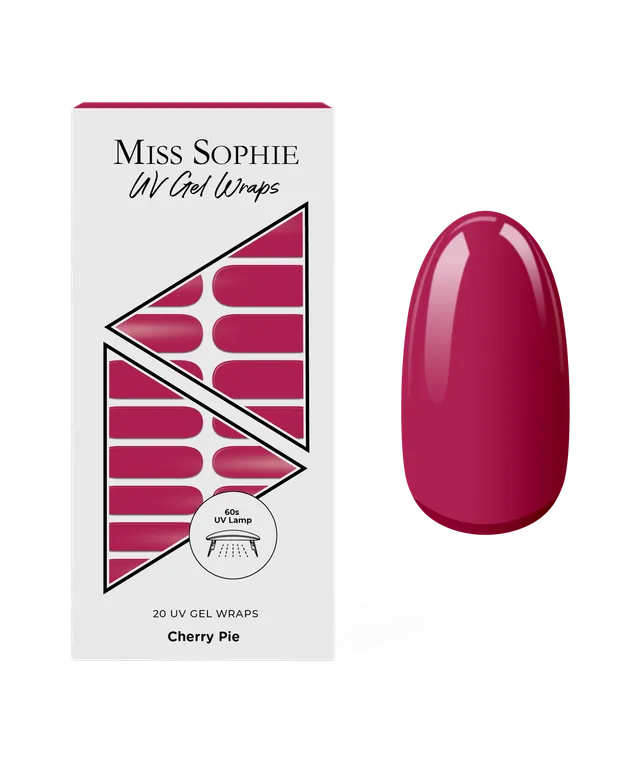 miss-sophie-s-cherry-pie-uv-gel-nail-wrap-leuchtendes-kirschrot-in-gel-qualit-t- image 1