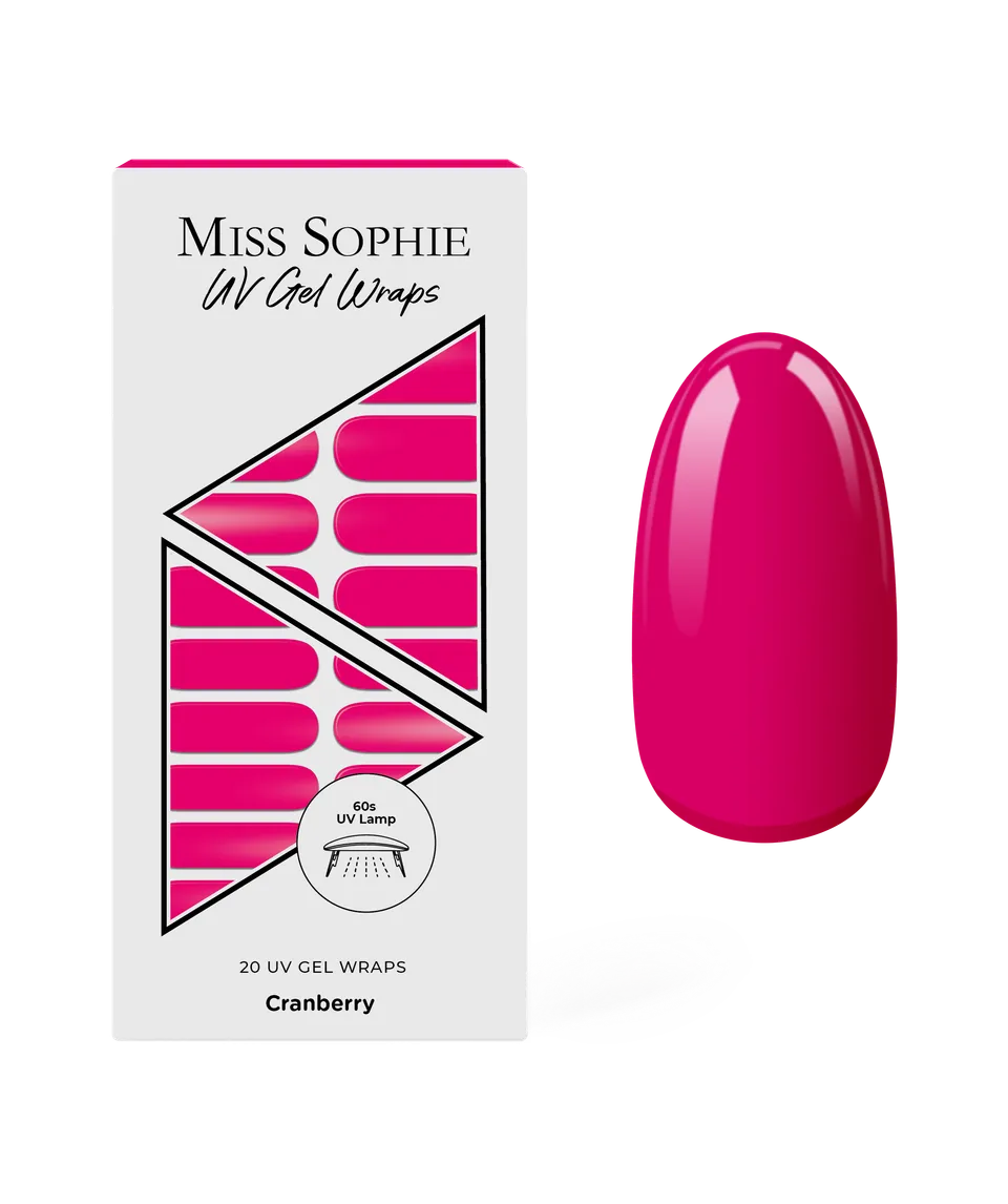 miss-sophie-s-cranberry-uv-uv-gel-nagelfolien-in-tiefem-cranberry-rot-24-folien- image 1