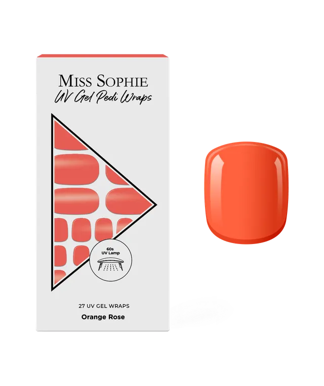 miss-sophie-s-orange-rose-uv-pedicure-nagelfolien-leuchtendes-orange-24-uv-gel-f image 1