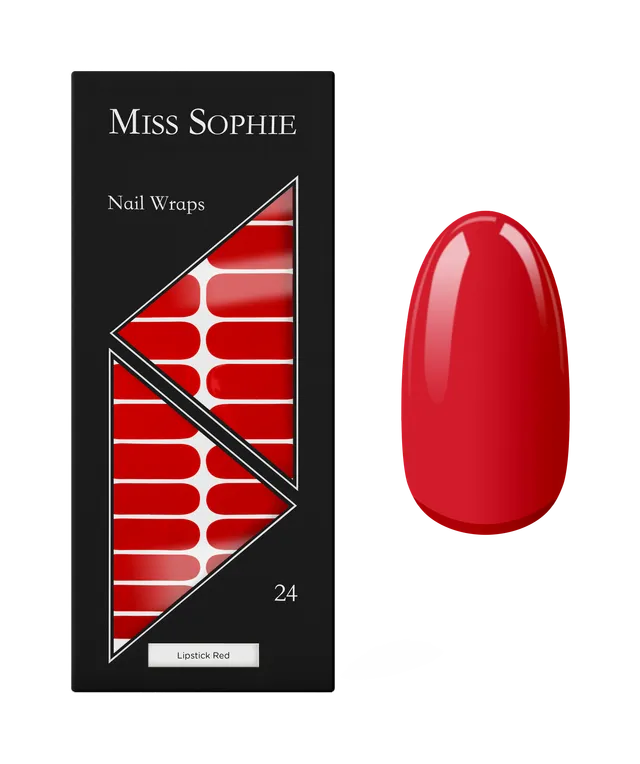 miss-sophie-s-lipstick-red-nagelfolien-klassisches-kr-ftiges-rot-einfarbig image 1