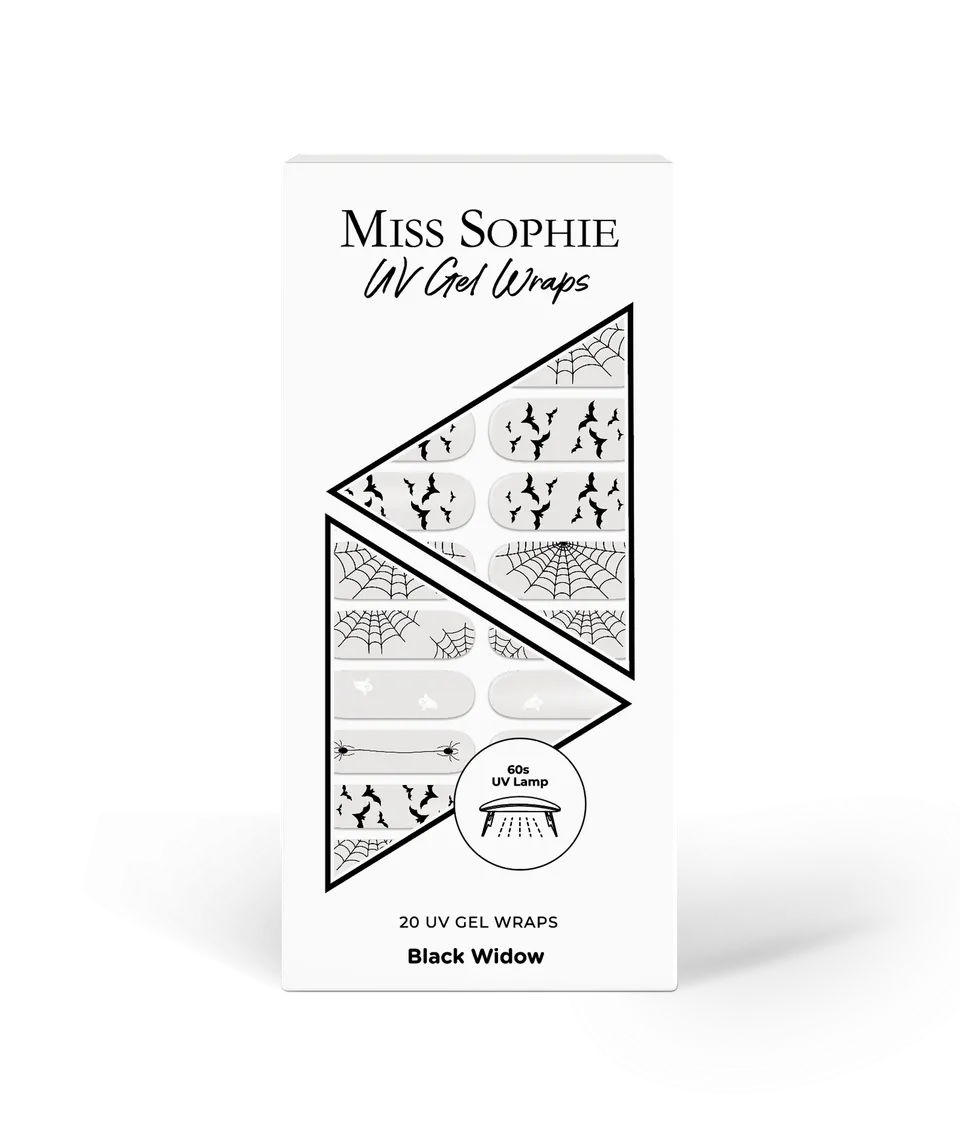 miss-sophie-s-black-widow-uv-uv-gel-nagelfolien-geheimnisvolles-halloween-design image 1