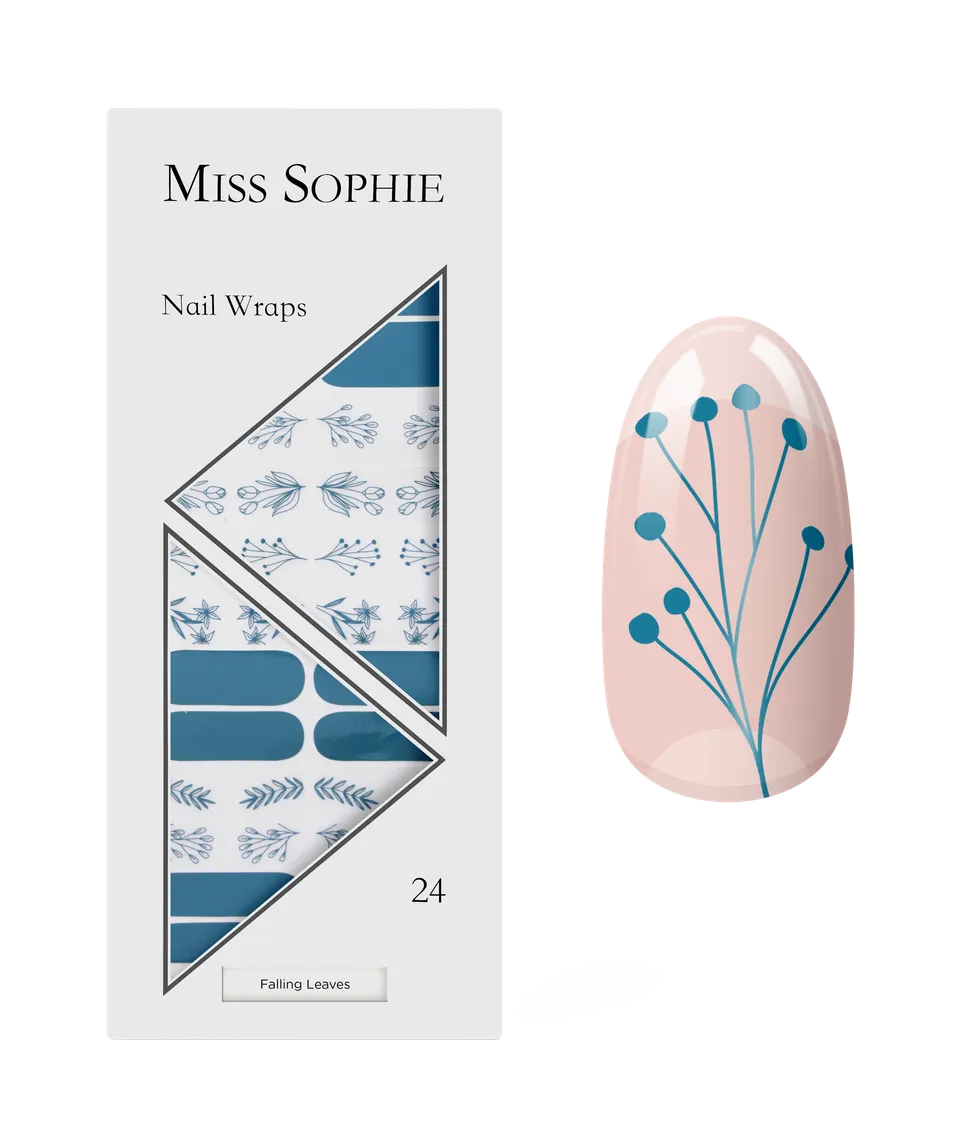 miss-sophie-s-falling-leaves-nail-wraps-gr-ne-herbst-design-folien-aus-der-color image 1