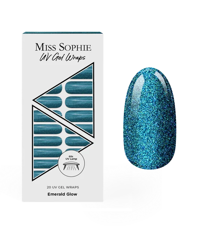 miss-sophie-s-emerald-glow-uv-uv-gel-nagelfolien-in-blau-gr-n-verlauf-limited-ed image 1