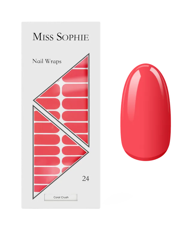 miss-sophie-s-coral-crush-nagelfolien-sommerliche-koralle-einfarbig-19-nagelstre image 1