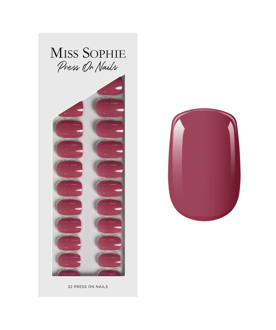 miss-sophie-s-rosewood-love-press-on-n-gel-short-square-kurzquadratische-kunstn- image 1