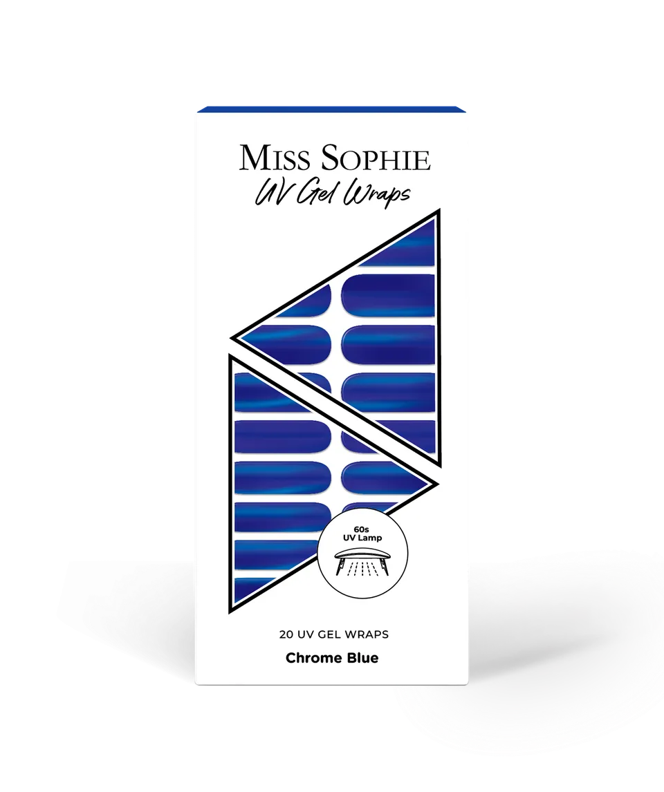 miss-sophie-s-chrome-blue-uv-gel-nagel-wraps-metallic-blau-mit-chrome-effekt-f-r image 1