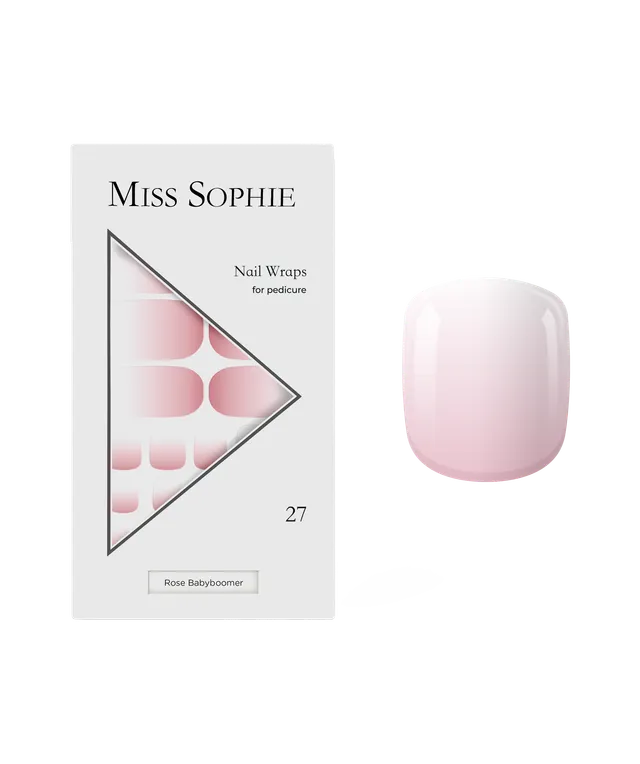 miss-sophie-s-rose-babyboomer-pedicure-nail-wraps-ombr-pedik-refolien-in-zarten- image 1