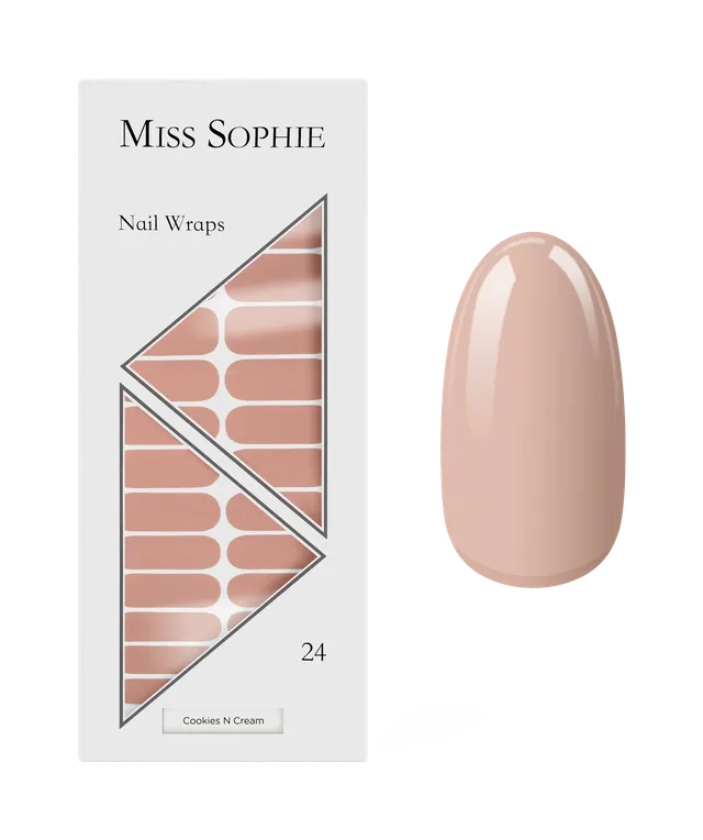 miss-sophie-s-cookies-n-cream-nagelfolien-cremiges-nude-einfarbige-nagel-sticker image 1