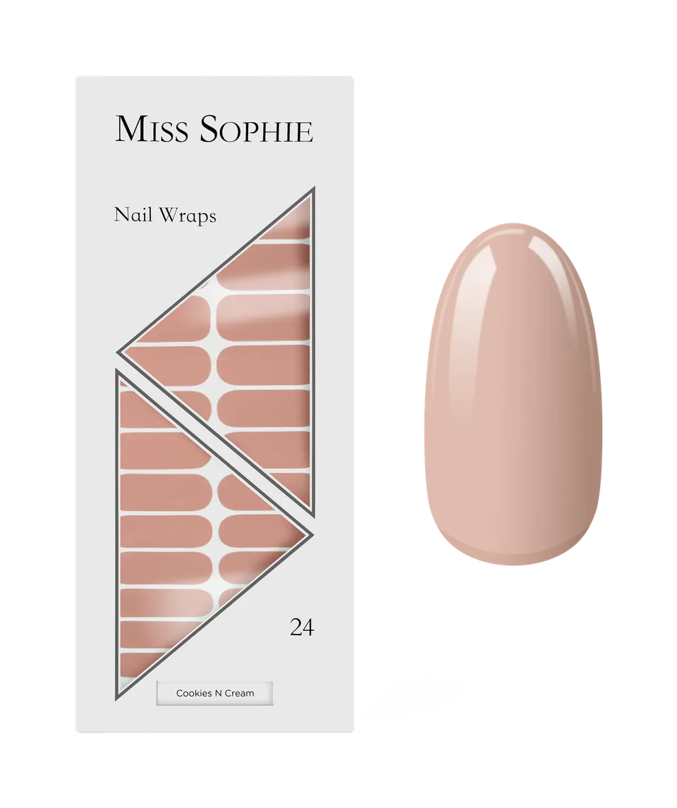 miss-sophie-s-cookies-n-cream-nagelfolien-cremiges-nude-einfarbige-nagel-sticker image 1