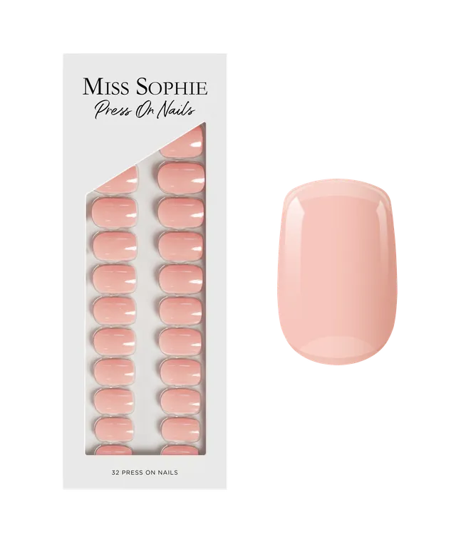 miss-sophie-s-make-me-blush-press-on-nails-short-square-zartes-blush-rosa-kurze- image 1