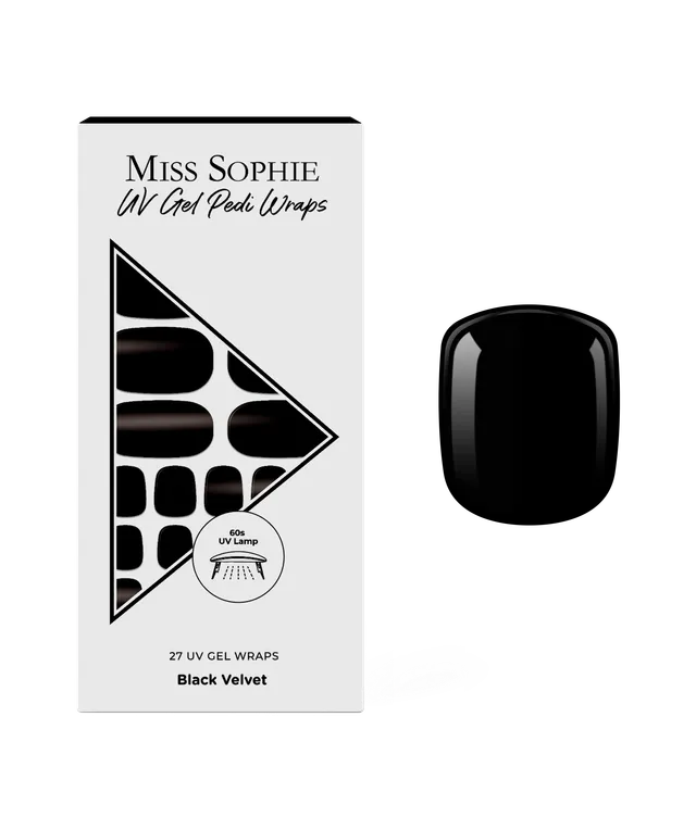 miss-sophie-s-black-velvet-uv-pedicure-schwarze-uv-gel-pedik-refolien-f-r-zehenn image 1