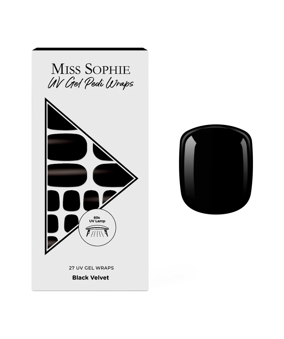 miss-sophie-s-black-velvet-uv-pedicure-schwarze-uv-gel-pedik-refolien-f-r-zehenn image 1
