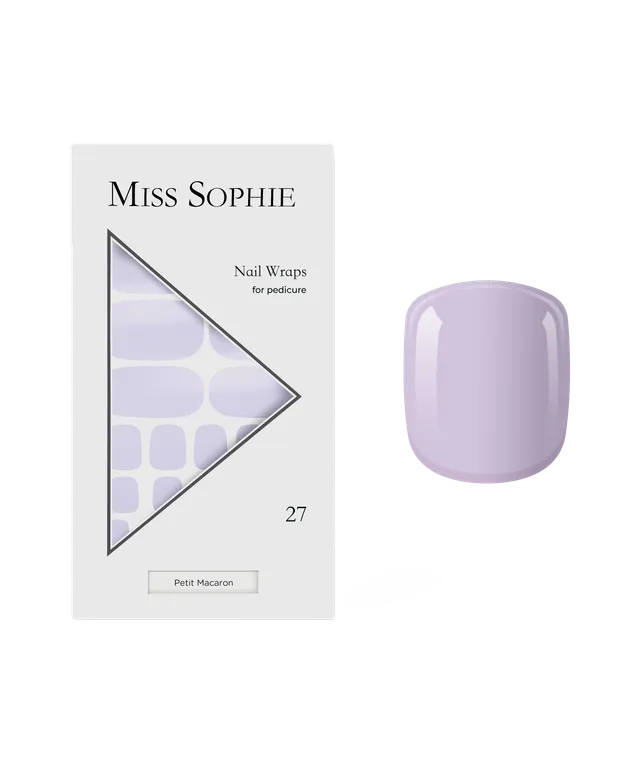 miss-sophie-s-petit-macaron-pedicure-nagelfolien-zartes-flieder-uni-design-f-r-z image 1