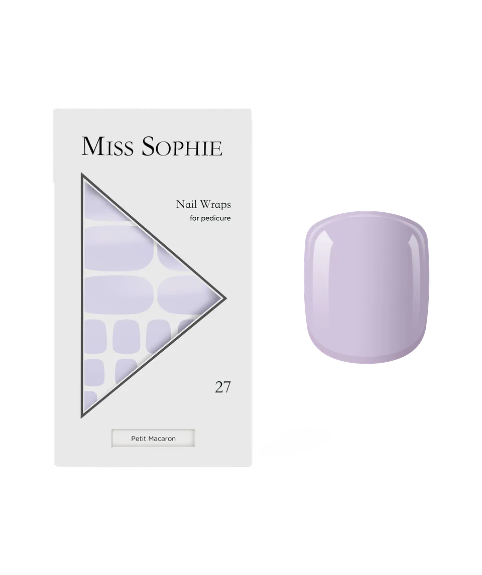 miss-sophie-s-petit-macaron-pedicure-nagelfolien-zartes-flieder-uni-design-f-r-z image 1