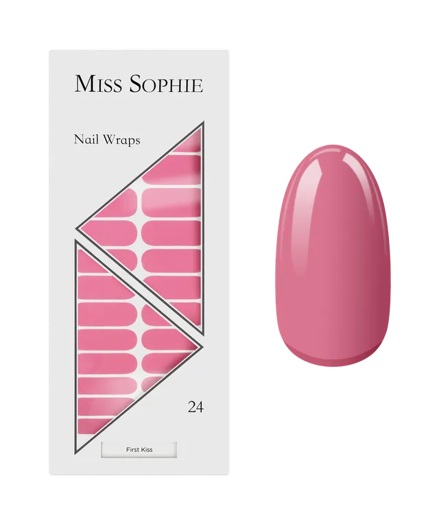 miss-sophie-s-first-kiss-nagelfolien-uni-pink-rosenholz-standard-nagelwraps image 1