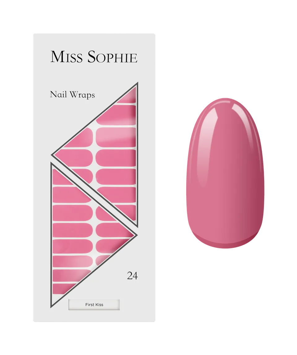 miss-sophie-s-first-kiss-nagelfolien-uni-pink-rosenholz-standard-nagelwraps image 1