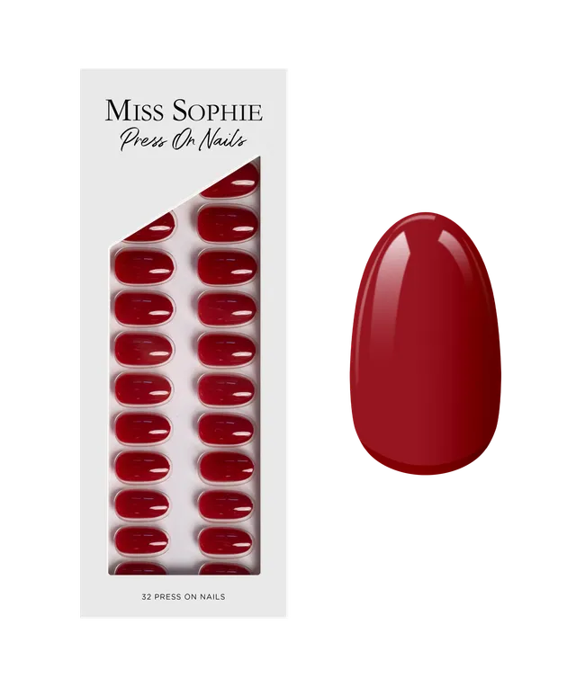 miss-sophie-s-paris-je-t-aime-press-on-nails-short-round-falsche-n-gel-in-romant image 1