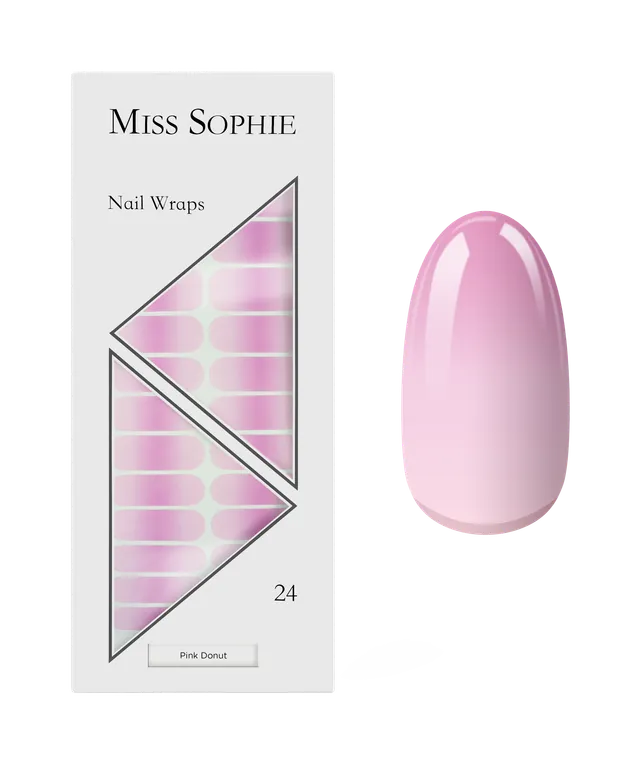 miss-sophie-s-pink-donut-nail-wraps-ombr-nagelsticks-in-nude-rosa-verlauf-candy- image 1