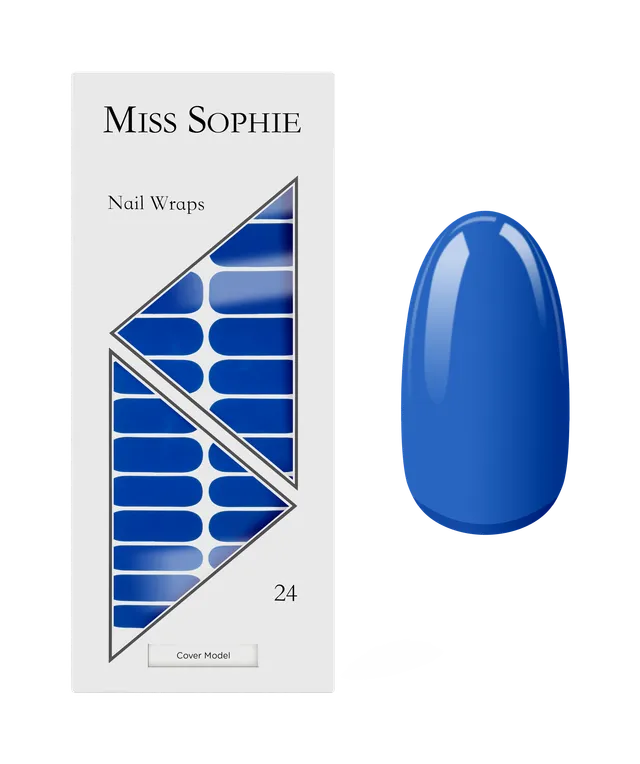 miss-sophie-s-cover-model-nail-wraps-gl-nzendes-blau-solid-style-lost-city-colle image 1