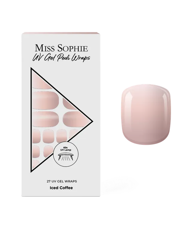 miss-sophie-s-iced-coffee-uv-pedicure-folien-ros-ombr-uv-gel-wraps-f-r-zehenn-ge image 1