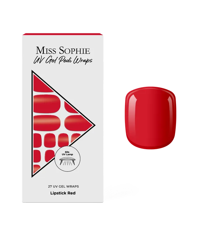 miss-sophie-s-lipstick-red-uv-pedicure-uv-gel-pedik-refolien-in-kr-ftigem-rot image 1