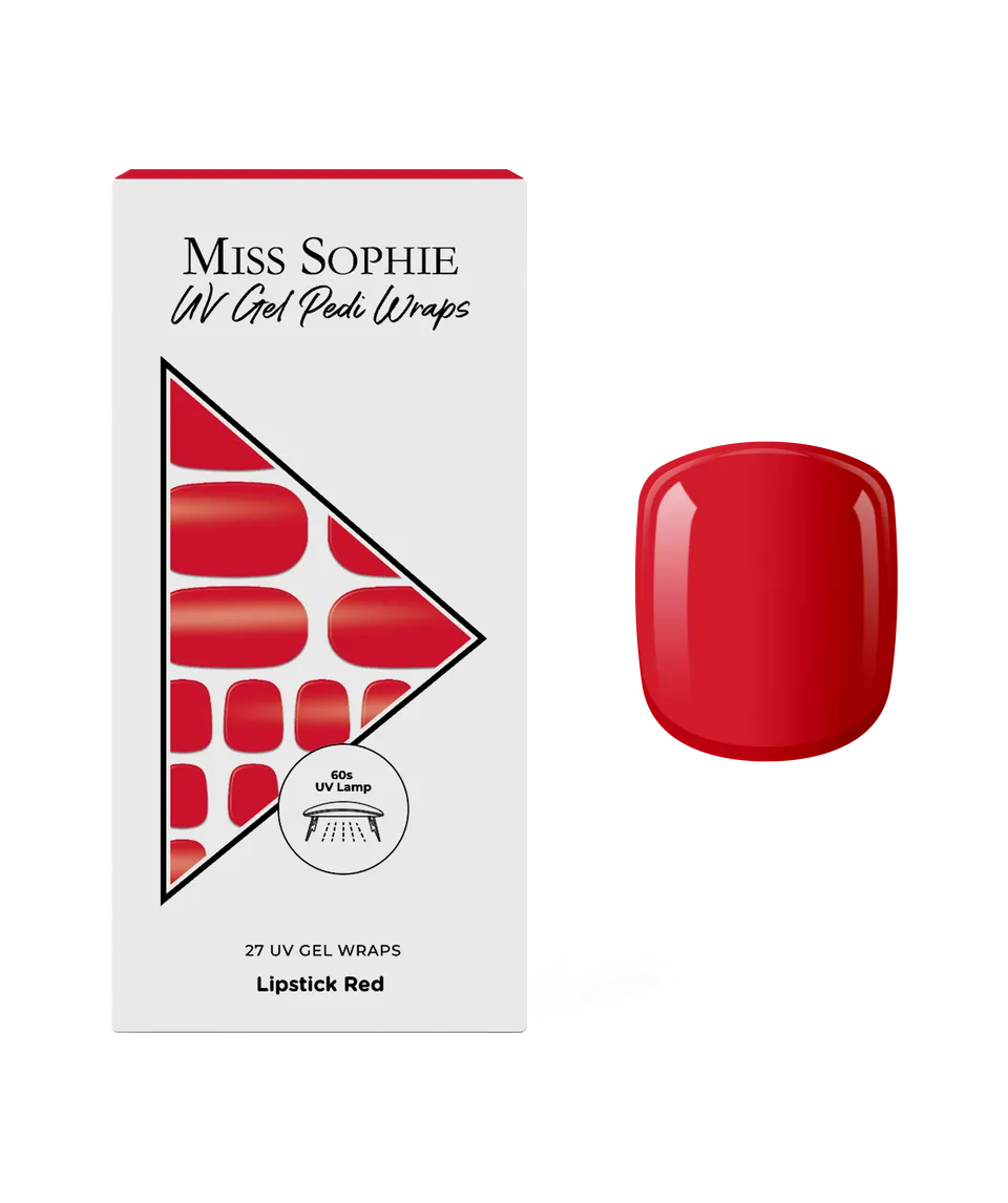 miss-sophie-s-lipstick-red-uv-pedicure-uv-gel-pedik-refolien-in-kr-ftigem-rot image 1