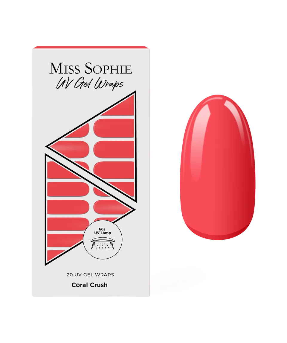 miss-sophie-s-coral-crush-uv-gel-nagelfolien-korallen-rosa-deckender-solid-look image 1