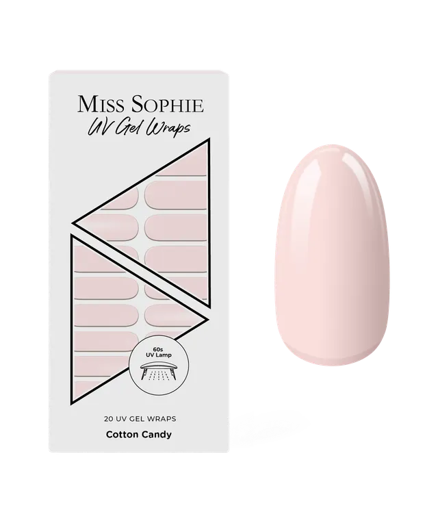 miss-sophie-s-cotton-candy-uv-uv-gel-nagelfolien-in-pastellrosa-solid image 1