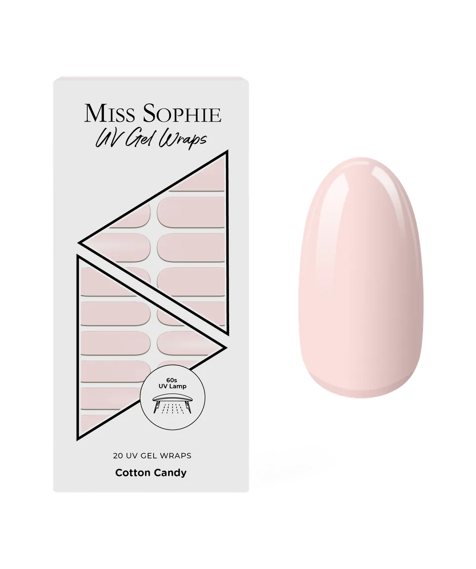 miss-sophie-s-cotton-candy-uv-uv-gel-nagelfolien-in-pastellrosa-solid image 1