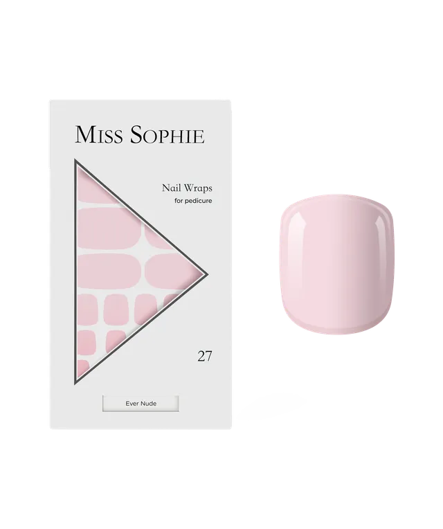 miss-sophie-s-ever-nude-pedicure-nagelfolien-nude-uni-folien-f-r-zehenn-gel-pedi image 1