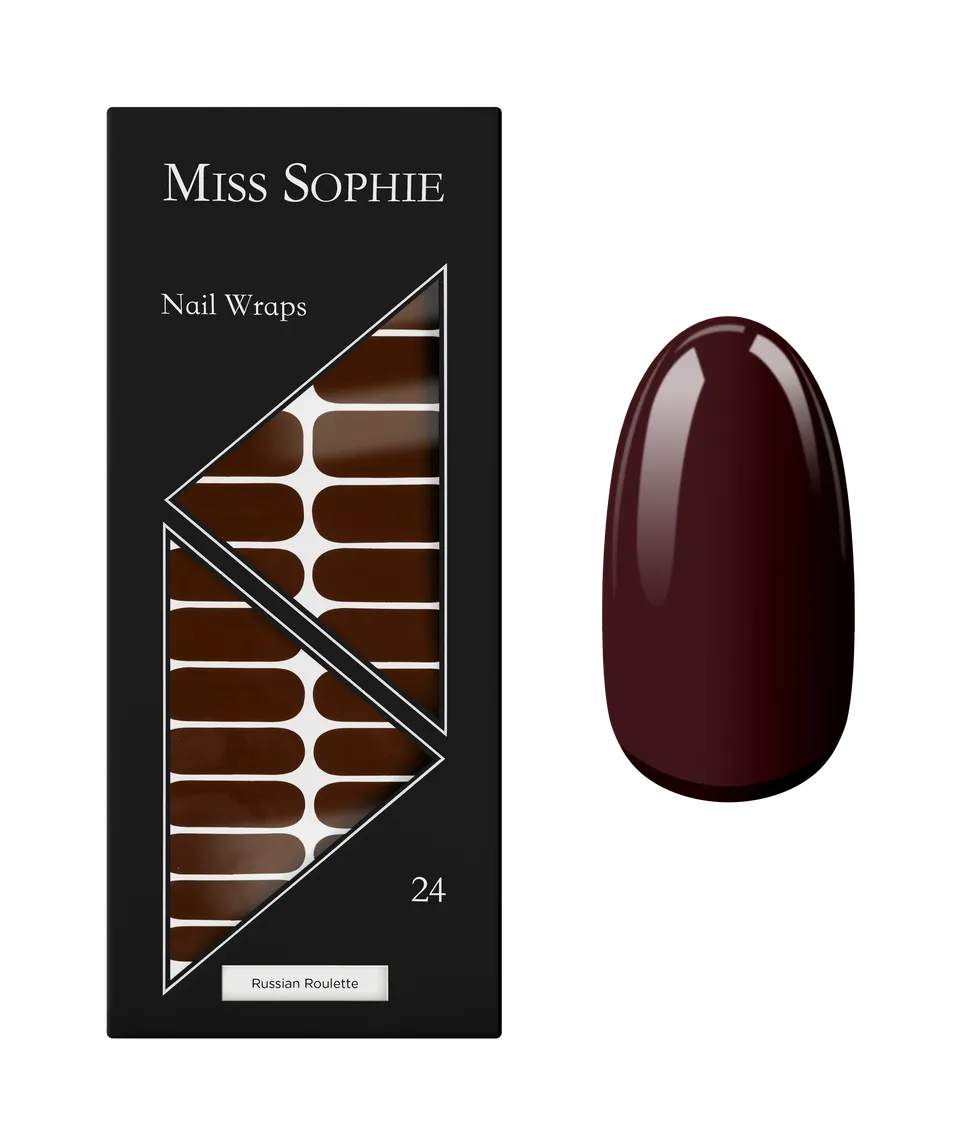 miss-sophie-s-russian-roulette-nagelfolien-dunkelrot-hochgl-nzend image 1