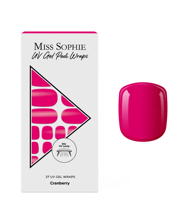 miss-sophie-s-cranberry-uv-pedicure-uv-gel-nagelfolien-f-r-zehenn-gel-in-klassis image 1