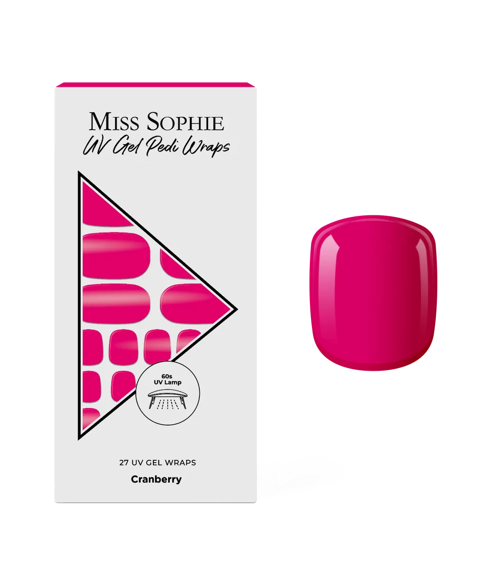 miss-sophie-s-cranberry-uv-pedicure-uv-gel-nagelfolien-f-r-zehenn-gel-in-klassis image 1