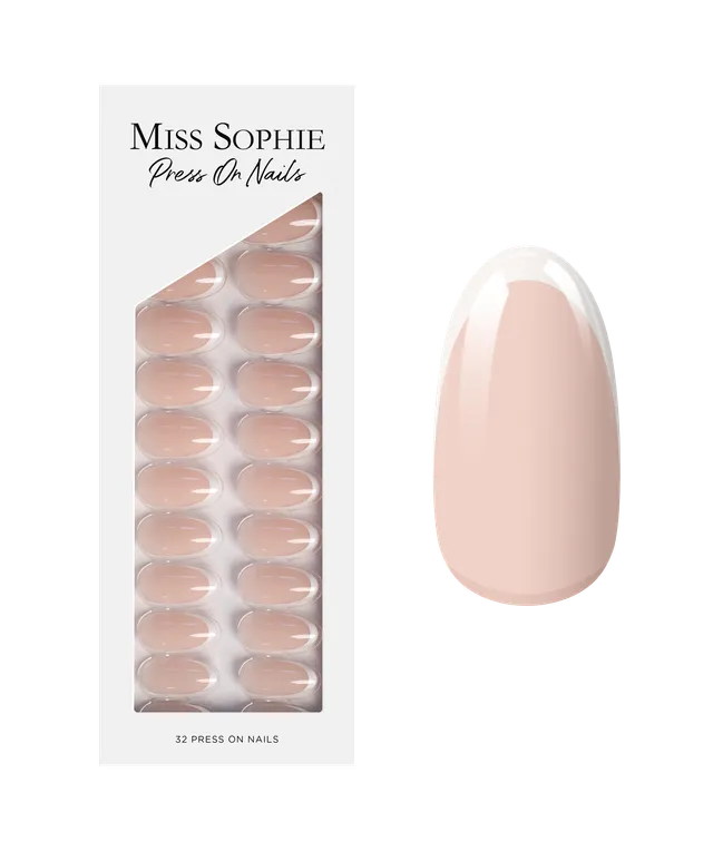 miss-sophie-s-french-tips-press-on-nails-medium-round-press-on-n-gel-in-nude-mit image 1