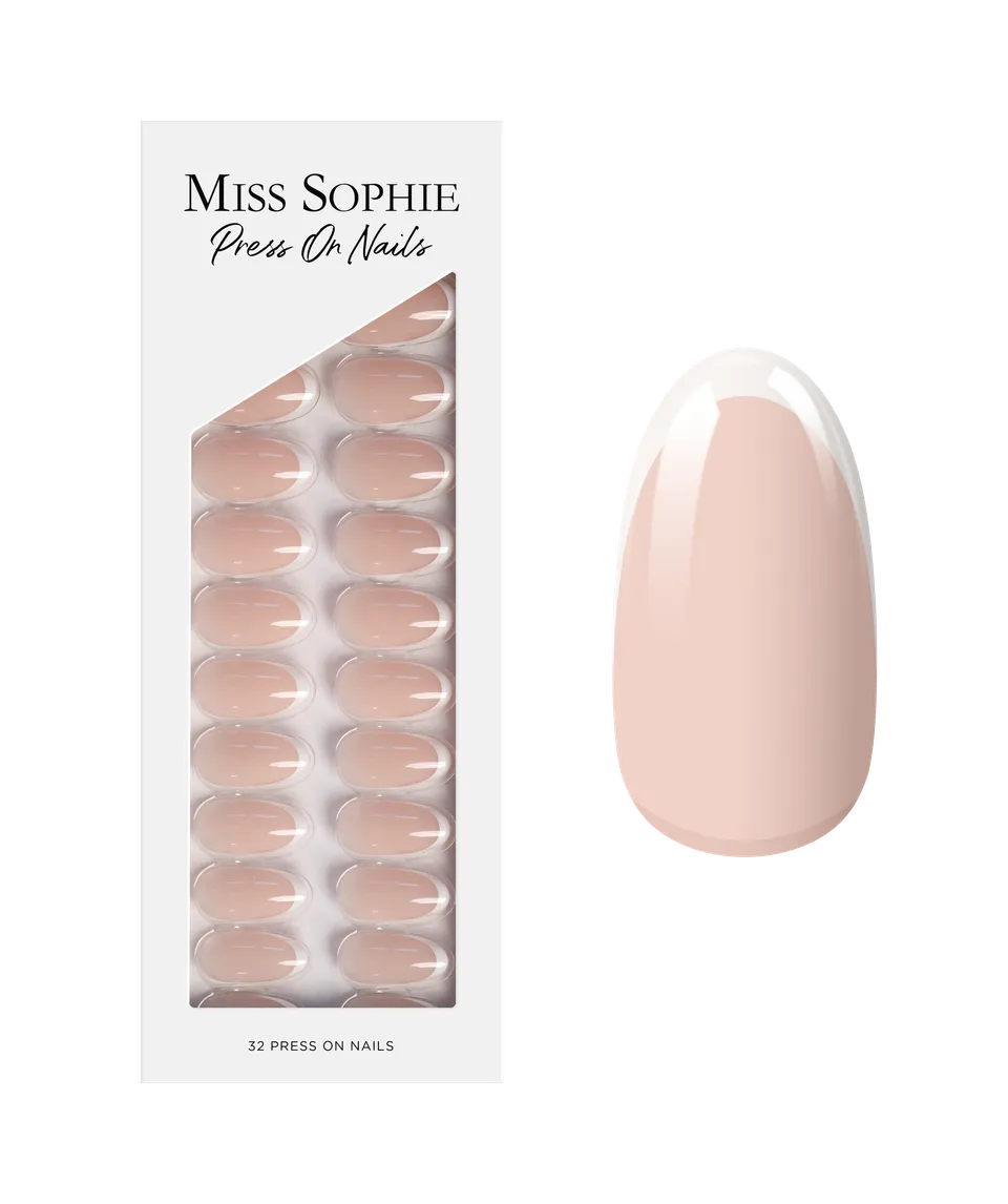 miss-sophie-s-french-tips-press-on-nails-medium-round-press-on-n-gel-in-nude-mit image 1