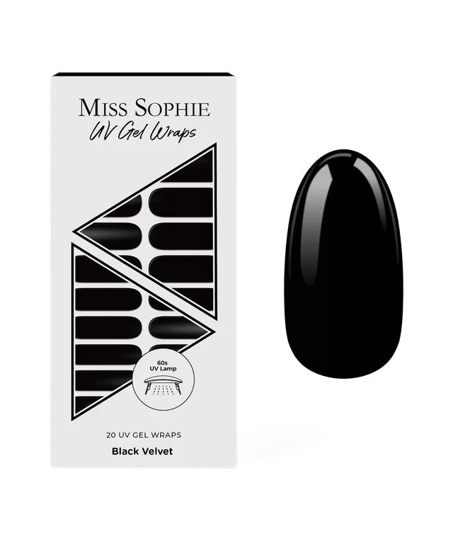 miss-sophie-s-black-velvet-uv-schwarze-uv-gel-nagelfolien-mit-elegantem-samt-fin image 1