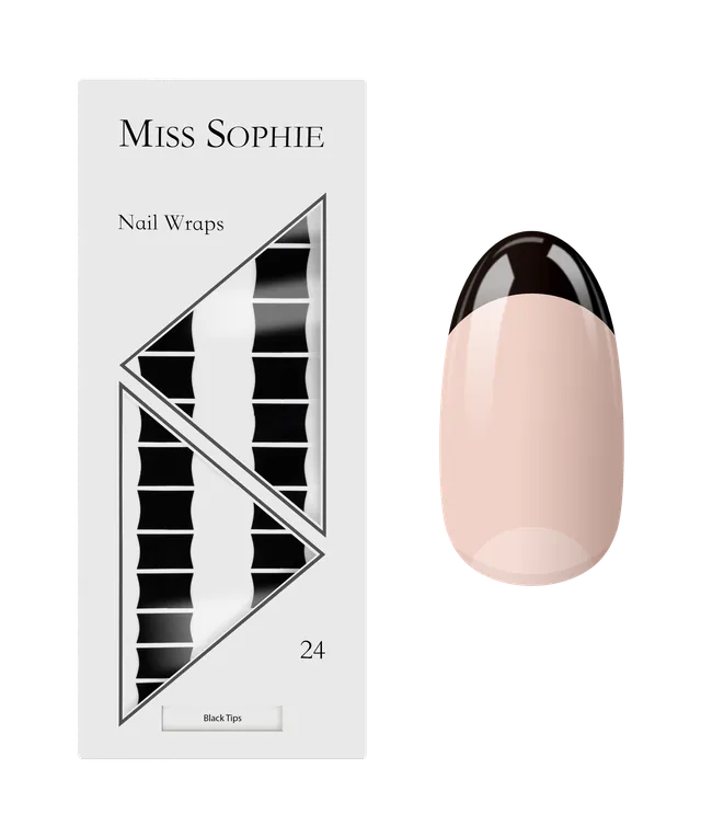 miss-sophie-s-black-tips-nagelfolien-french-look-mit-tiefschwarzen-spitzen image 1