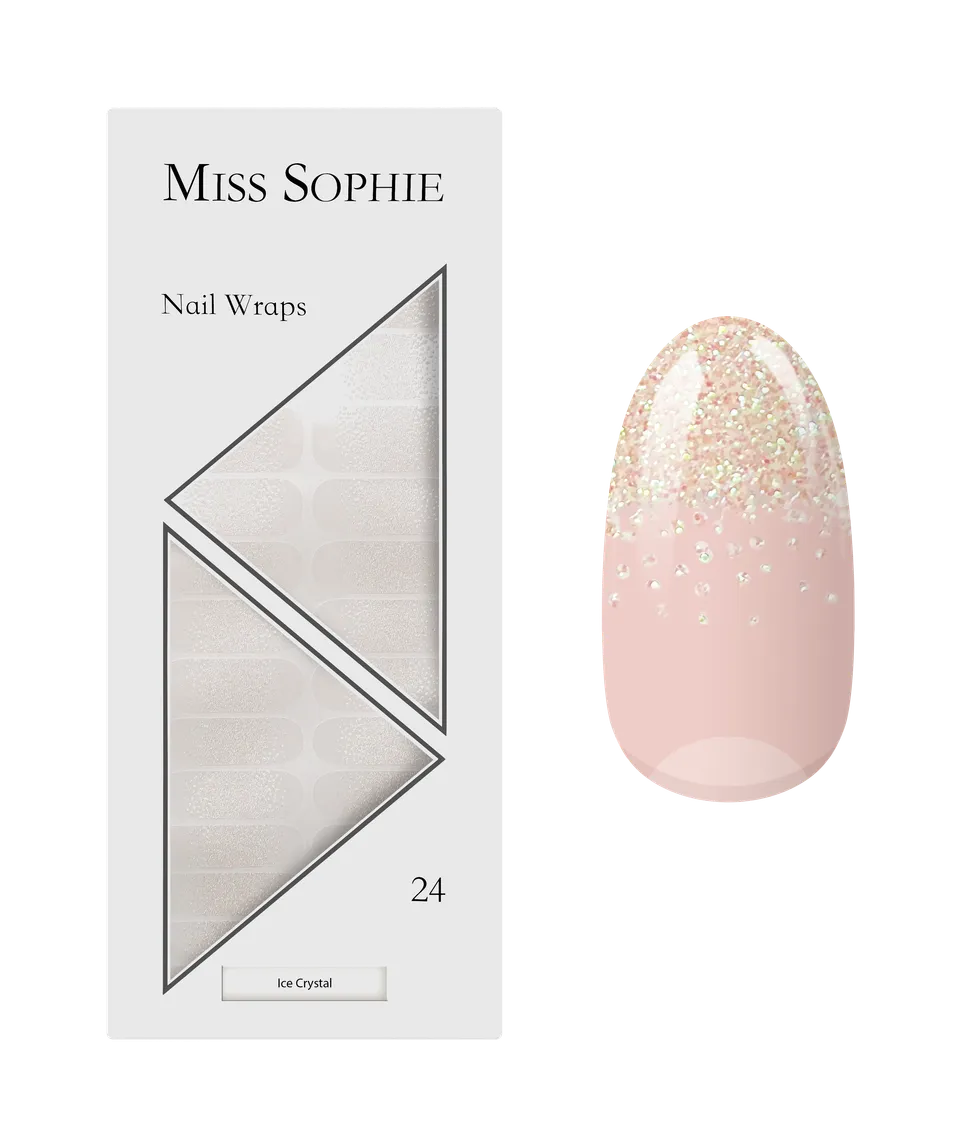 miss-sophie-s-ice-crystal-nagelfolien-transparent-mit-farbigem-glitzer-winter-ko image 1