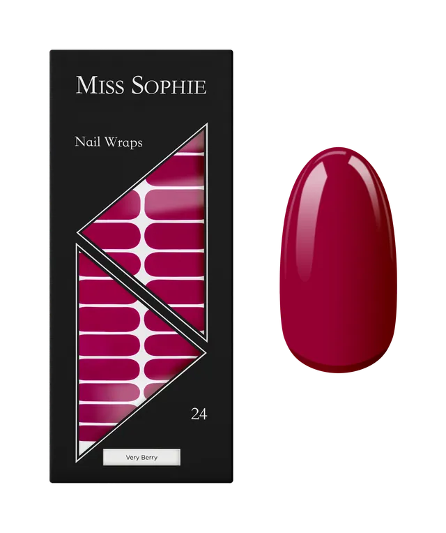 miss-sophie-s-very-berry-nagelfolien-in-strahlendem-beerton-solid image 1