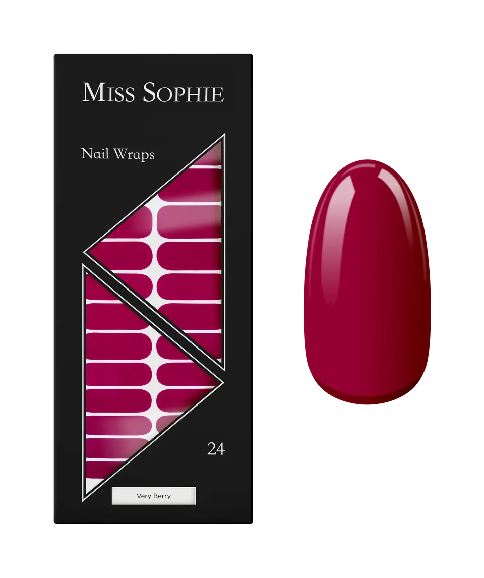 miss-sophie-s-very-berry-nagelfolien-in-strahlendem-beerton-solid image 1