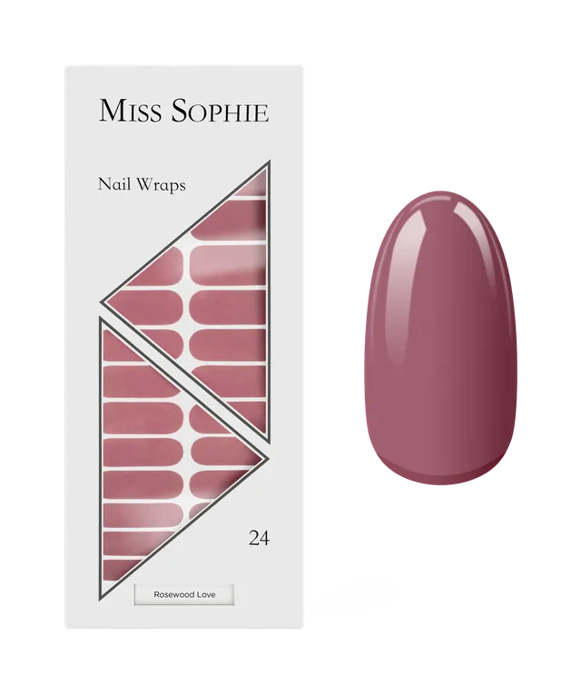 miss-sophie-s-rosewood-love-nail-wraps-zeitloses-rotes-ros-nageldesign-in-unifar image 1