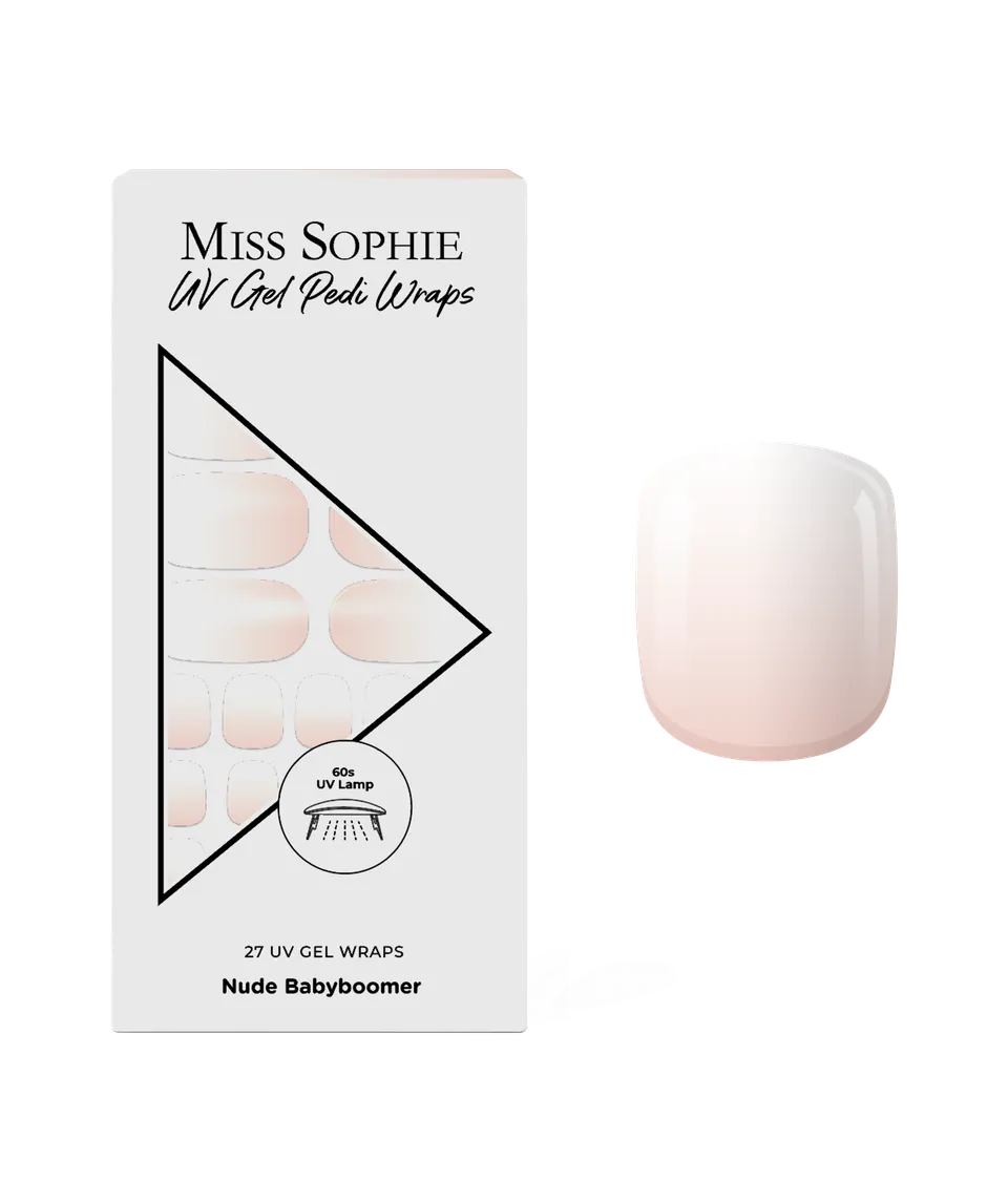 miss-sophie-s-nude-babyboomer-uv-pedicure-uv-gel-nagelfolien-f-r-zehenn-gel-im-n image 1