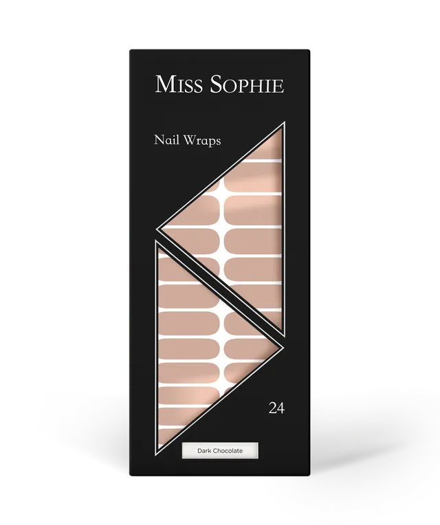 miss-sophie-s-dark-chocolate-nagelfolien-soft-touch-collection-tiefes-matt-braun image 1