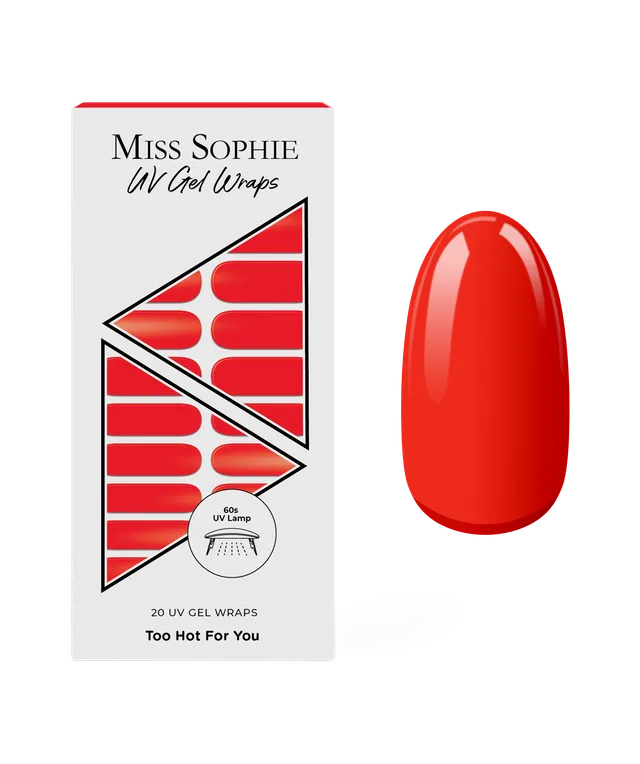 miss-sophie-s-too-hot-for-you-uv-nagelfolie-rote-uv-gel-wraps-mit-orangestich-an image 1