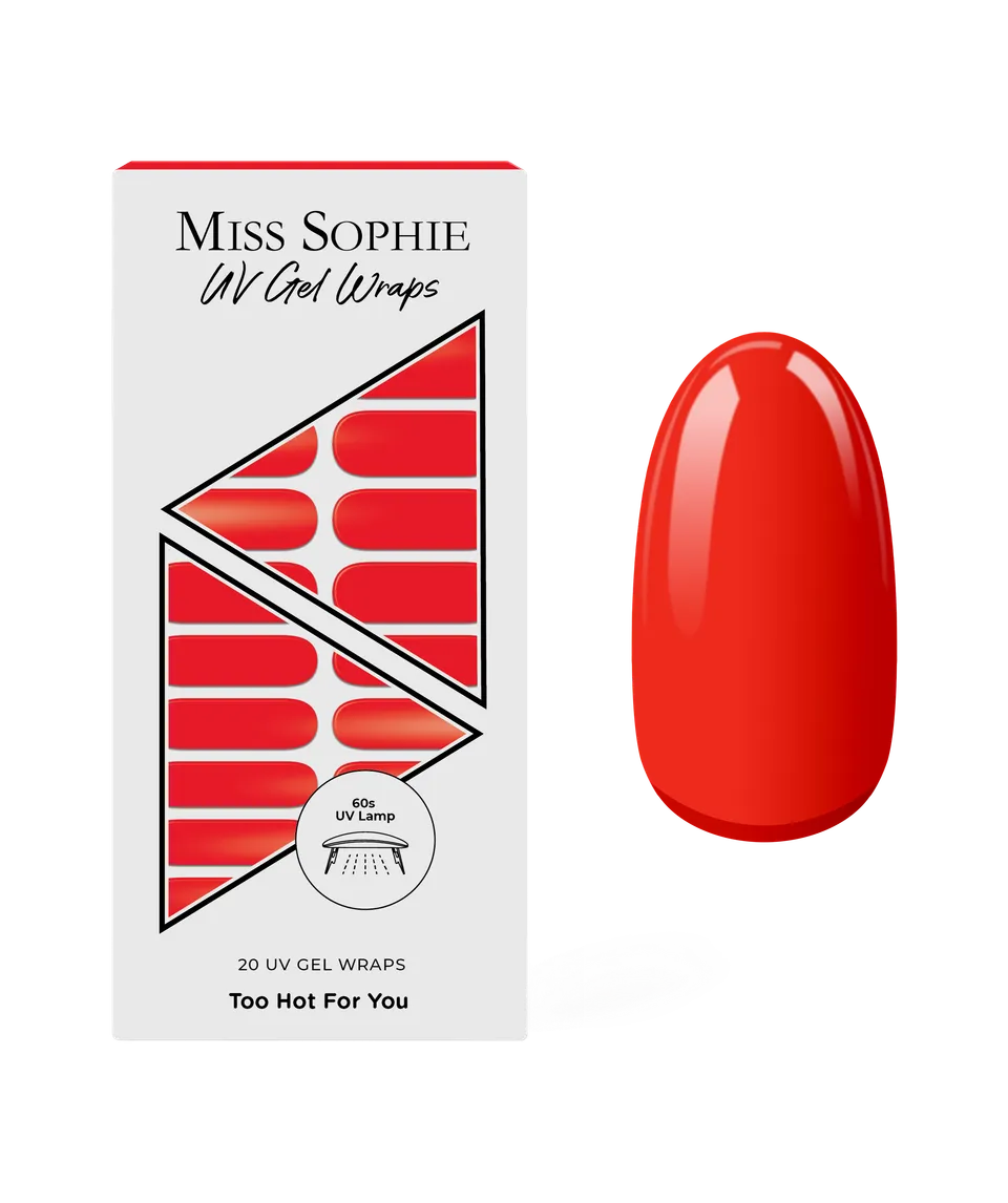 miss-sophie-s-too-hot-for-you-uv-nagelfolie-rote-uv-gel-wraps-mit-orangestich-an image 1