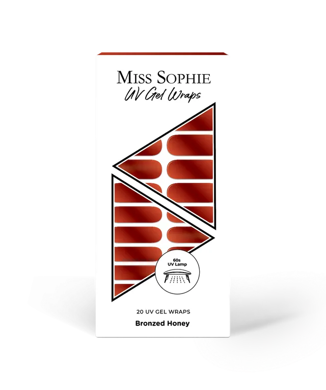 miss-sophie-s-bronzed-honey-uv-uv-gel-nagelfolien-diagonal-verlauf-in-rot-und-br image 1